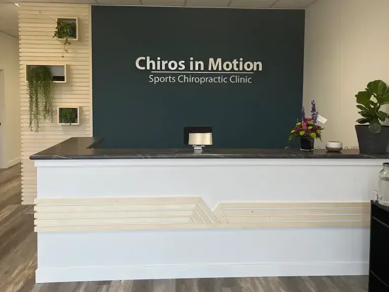 front desk of Chiros in motion